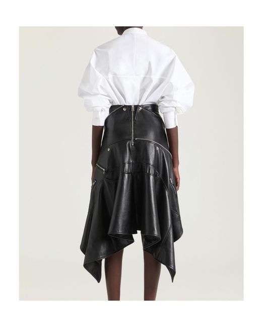 Givenchy White Slashed Poplin Shirt