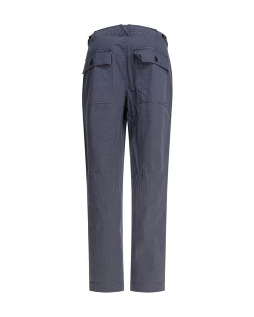 Alex Mill Blue Straight Leg Pants for men