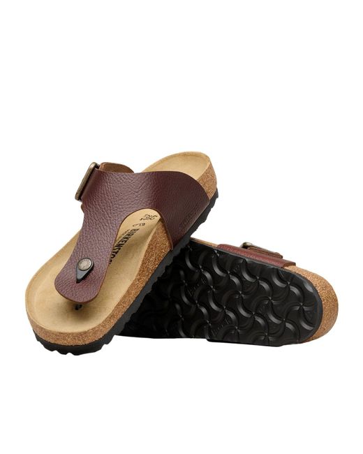 Birkenstock Brown Ramses Thong Buckle Sandals for men