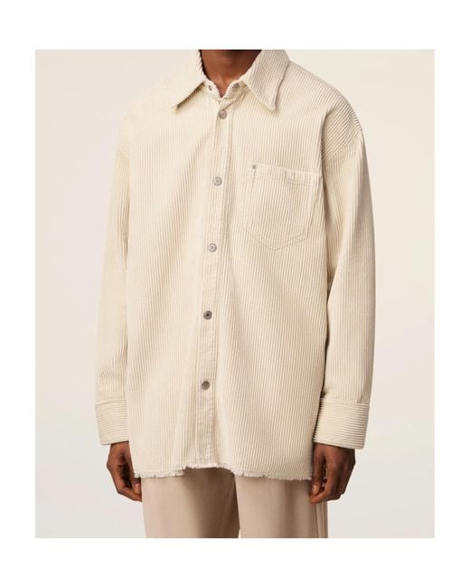 AMI Natural Cotton Overshirt for men