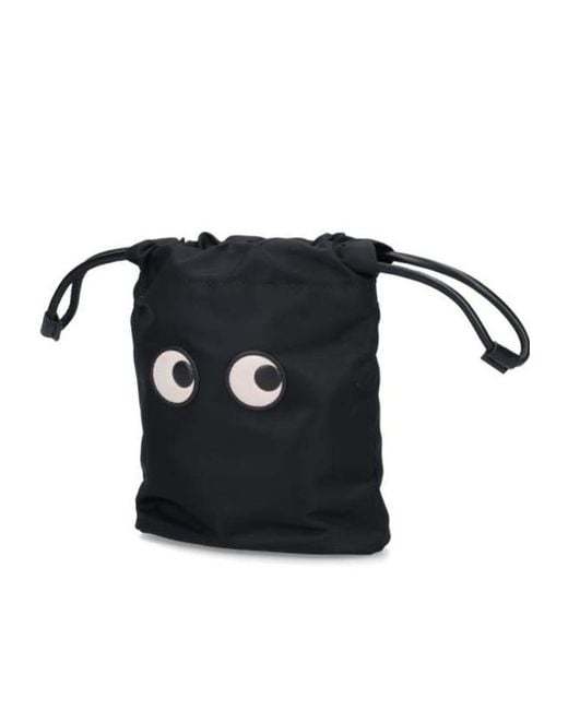 Anya Hindmarch Black Quilted Shoulder Bag