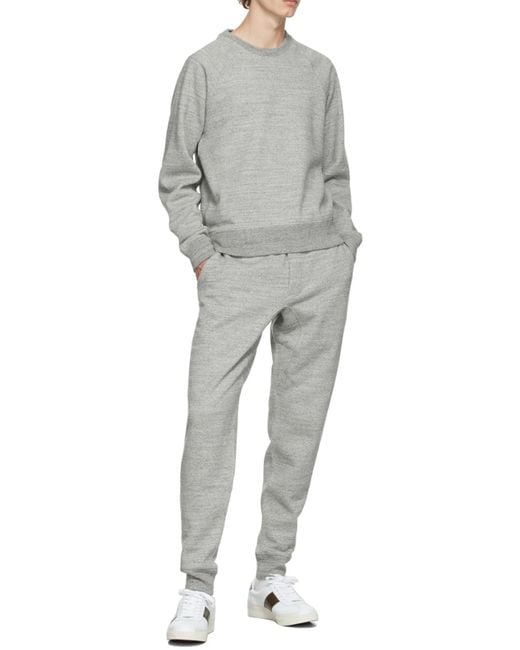 Tom Ford Gray Drawstring Slim Cut Track Pants for men