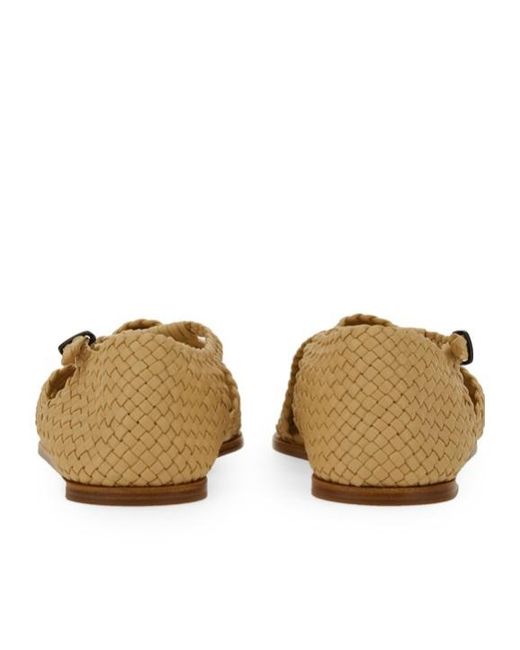 Hereu Brown Serra Interwoven Slippers