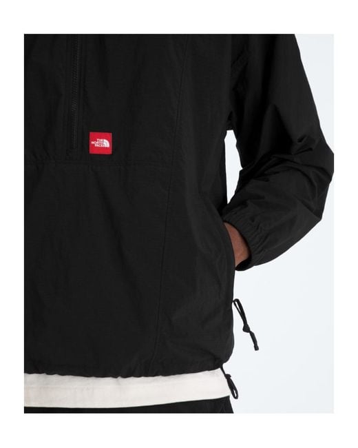 The North Face Black Half Zip Pullover Jacket for men