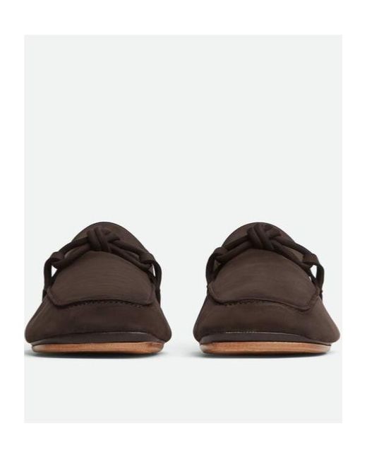 Bottega Veneta Brown Daddy Knot Detailed Loafers for men