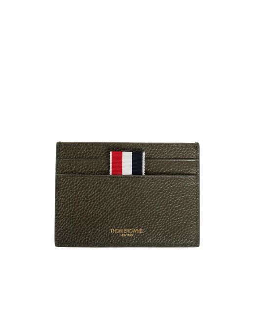 Thom Browne Multicolor Logo Printed Credit Card Holder for men