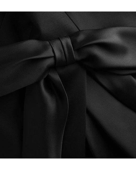Dior Black Asymmetrical Fitted Jacket