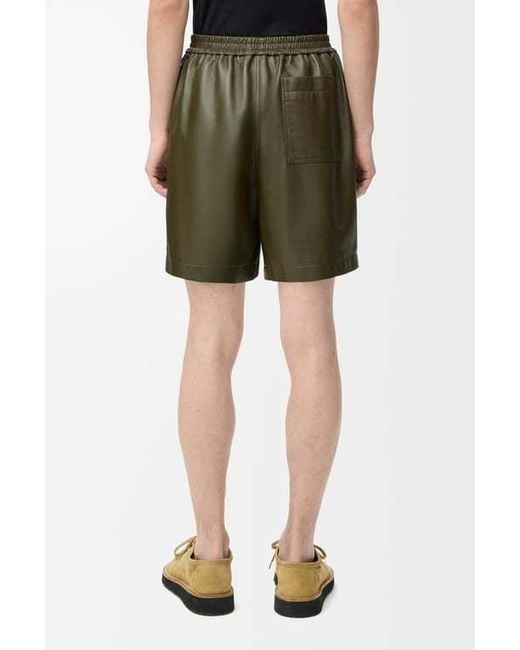 Loewe Green Elastic Waist Shorts for men