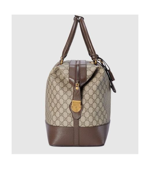 Gucci Brown Savoy Duffle Bag for men