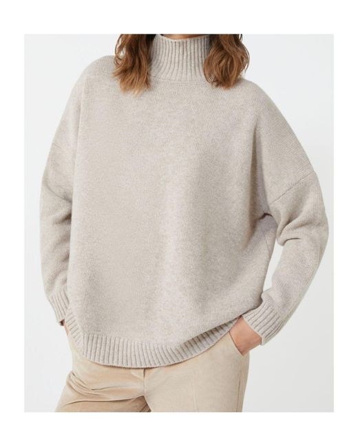 Weekend by Maxmara Natural Borgia Turtleneck Knitted Jumper