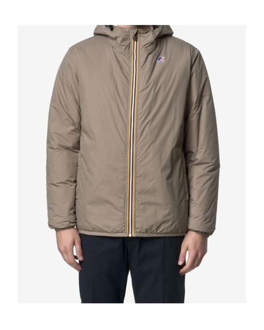 K-Way Brown Levrai 4.0 Claude Jacket for men