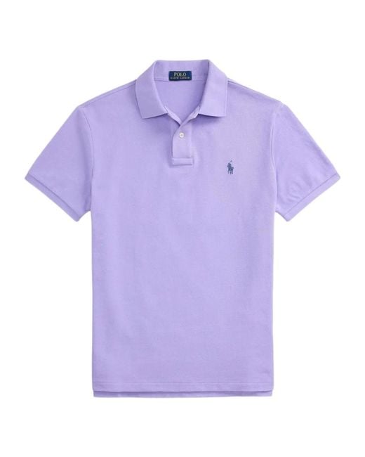 Polo Ralph Lauren Purple Classic Piqué Polo Shirt for men