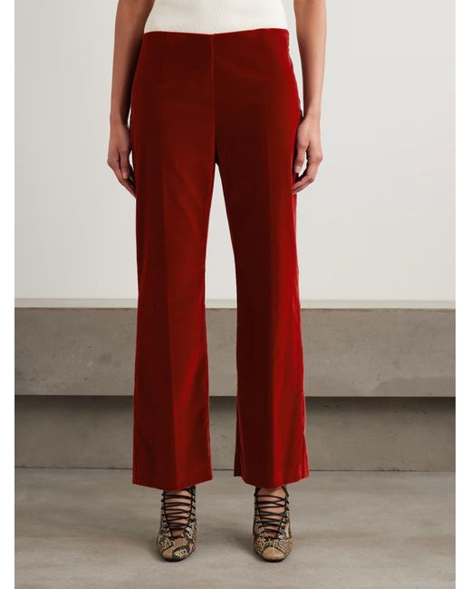 Etro Velvet-Textured Trousers