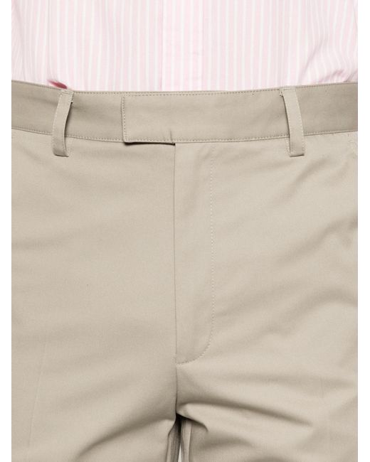 A.P.C. White Tailored Straight-Leg Pants for men