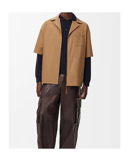 Loewe Natural Short Sleeved Shirt for men