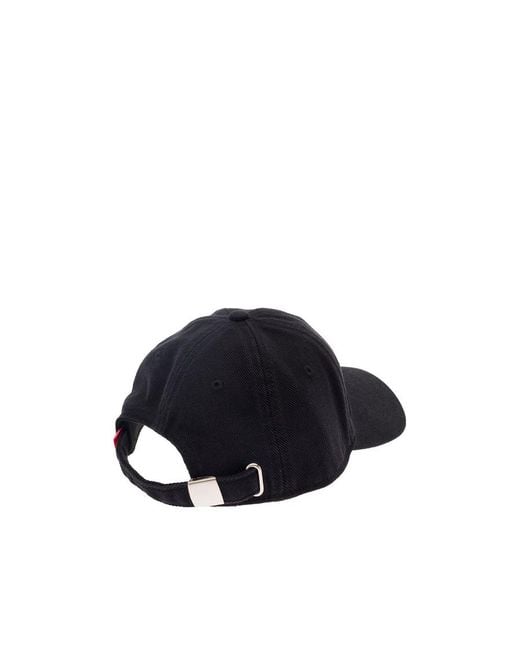 DIESEL Blue Corry-Div-Wash Baseball Cap for men