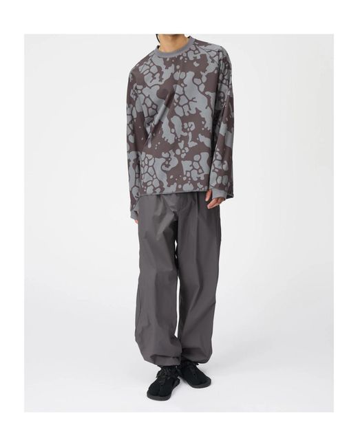 Goldwin Gray Crew Neck Sweater for men