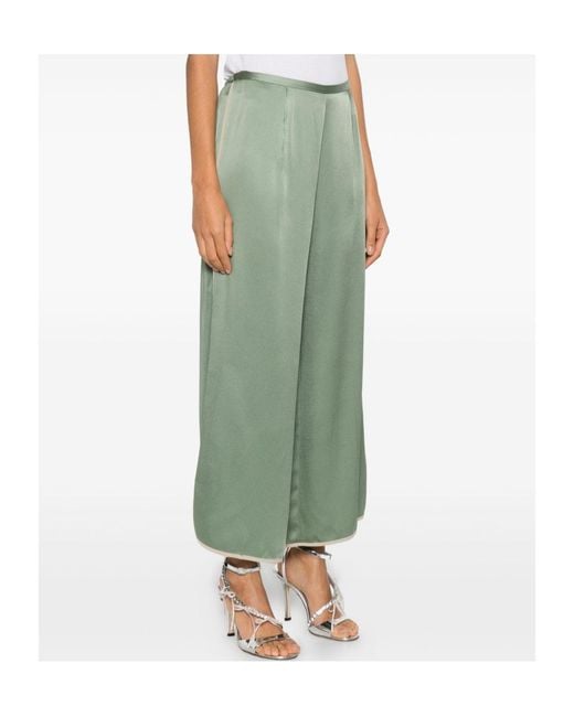 Forte_forte Green Cropped Trousers