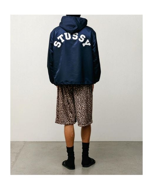 Stussy Brown Leopard Short for men