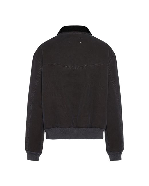 Maison Margiela Black Yoke Caban Jacket for men