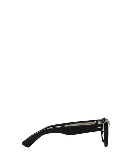 Oliver Peoples White Round-Frame Glasses for men
