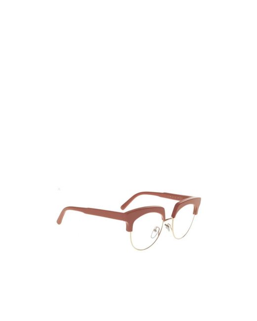 Marni White Logo Flat Mirror