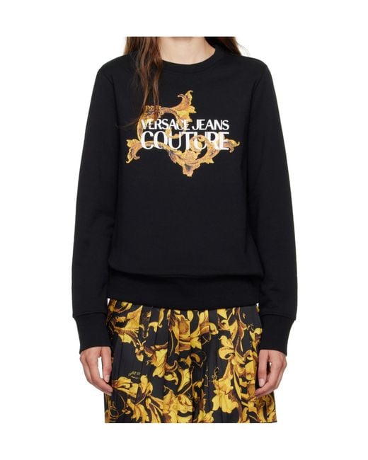 Versace Jeans Black Long Sleeve Sweatshirt