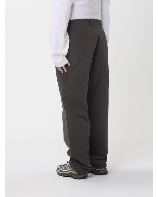 RANRA Gray Pleated Relaxed Pants for men