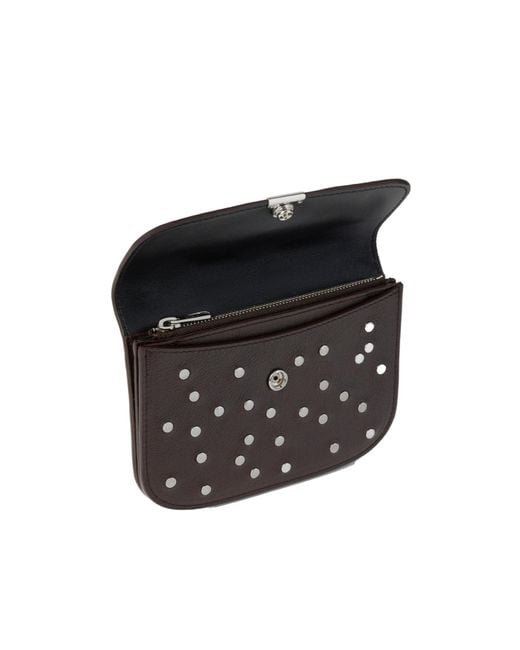 Lemaire Black Soft Tab Studs Wallet