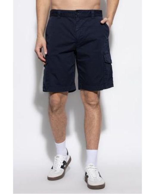 Paul Smith Blue Ps Paul Smith Straight Leg Cargo Shorts for men