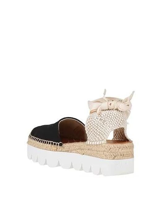 Marni Natural Multicolored Canvas Platform Espadrilles