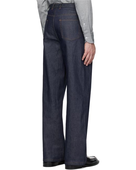 A.P.C. Blue Flared Jeans for men
