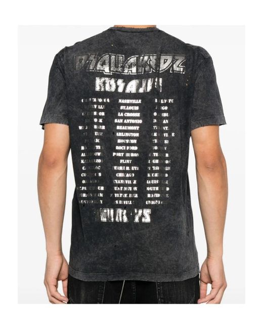 DSquared² Black T-Shirts & Vests for men