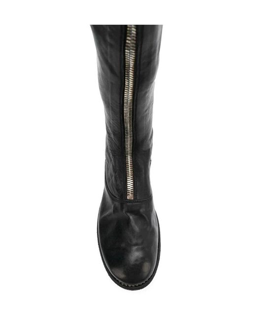 Guidi Black 410 Zippered Boots