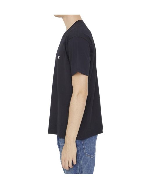 Céline Black Triomphe Loose T-Shirt for men