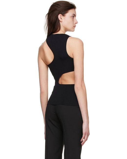 Stella McCartney Black Sleeveless Tops