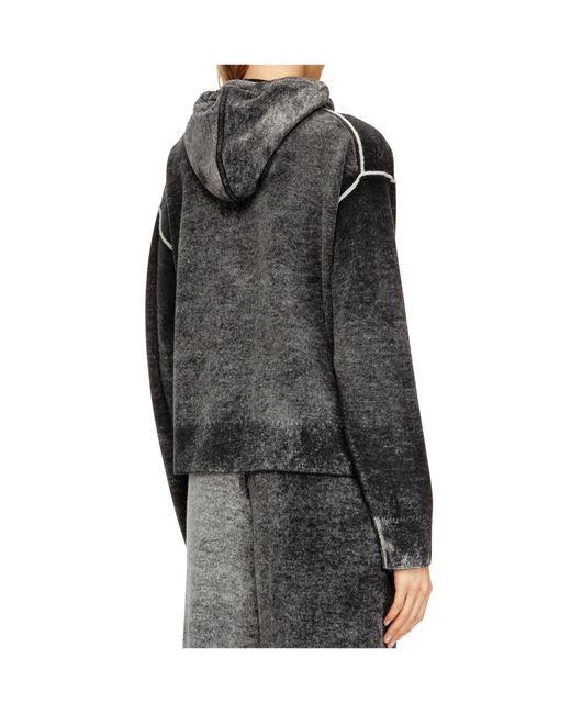 DIESEL Black M-Hermine Zip-Up Hoodie