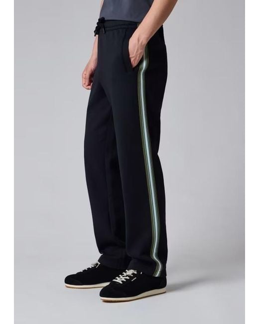 Paul Smith Black Ps Paul Smith Side Stripe Wide-Leg Pants for men
