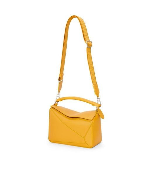 Loewe Metallic Small Puzzle Bag