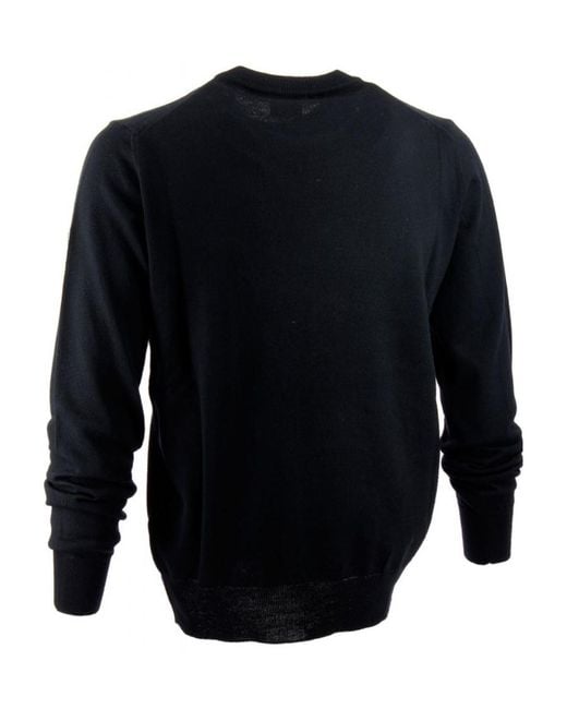 EA7 Blue Logo Detail Pullover for men