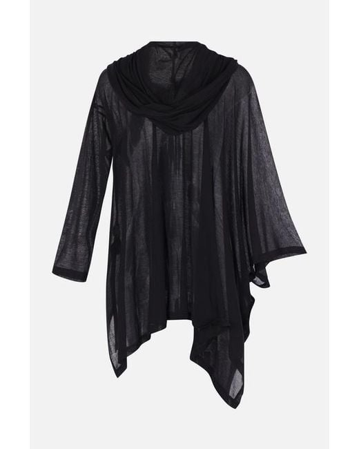 Yohji Yamamoto Blue Single-Breasted Blouse