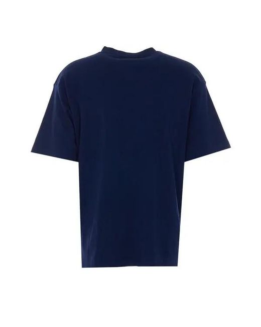 Drole de Monsieur Blue Printed T-Shirt for men