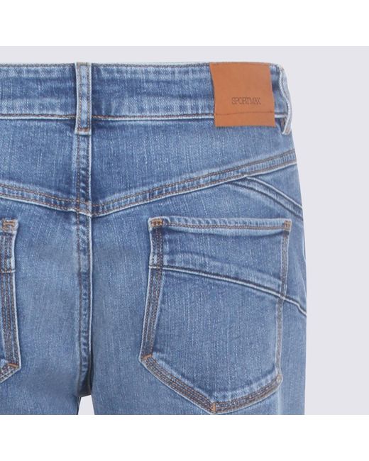Sportmax Blue Straigth Leg Jeans