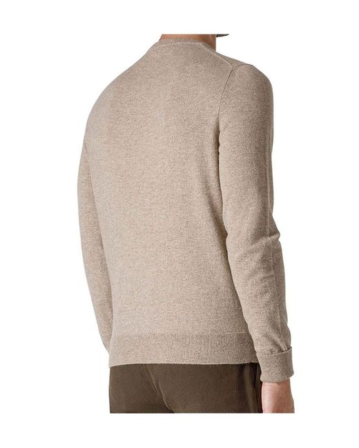 Drumohr Gray Crew-Neck Knitted Sweater for men