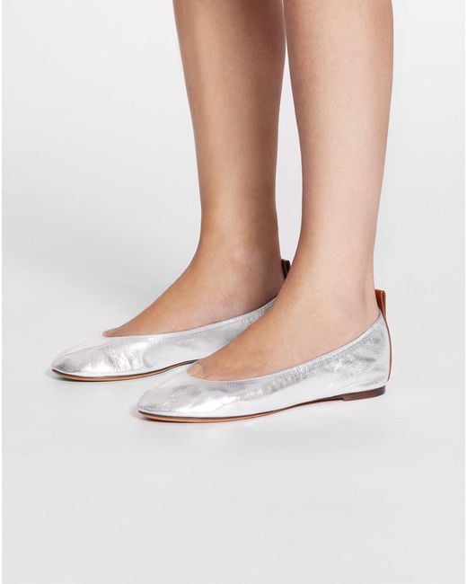 Lanvin White The Ballerina Flat