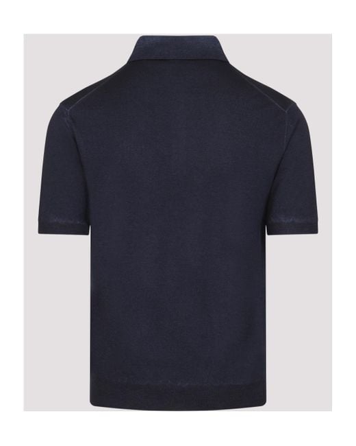 Prada Blue Polo Shirts for men
