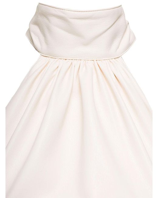 Philosophy Di Lorenzo Serafini White Halterneck Sleeveless Top