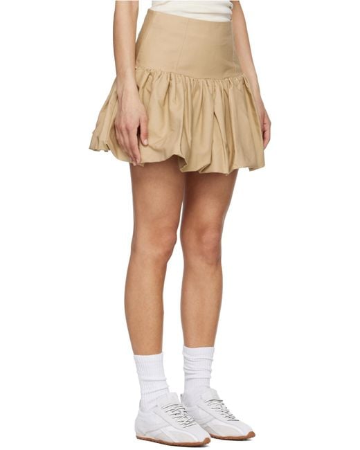 Ganni Natural Skirt