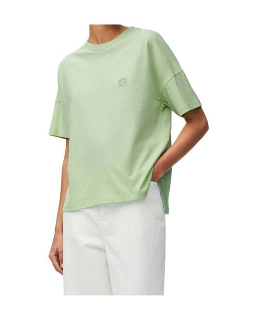 Loewe Green Boxy Fit T-Shirt