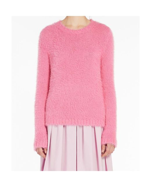 Weekend by Maxmara Pink Arsenio Crewneck Jumper